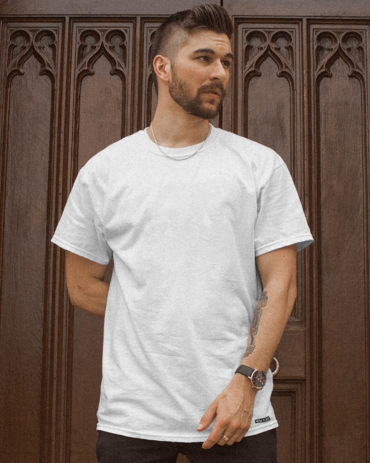 Armourr Premium Solid Cotton T-Shirt | Basics | 180 GSM Supercombed Cotton T-Shirt