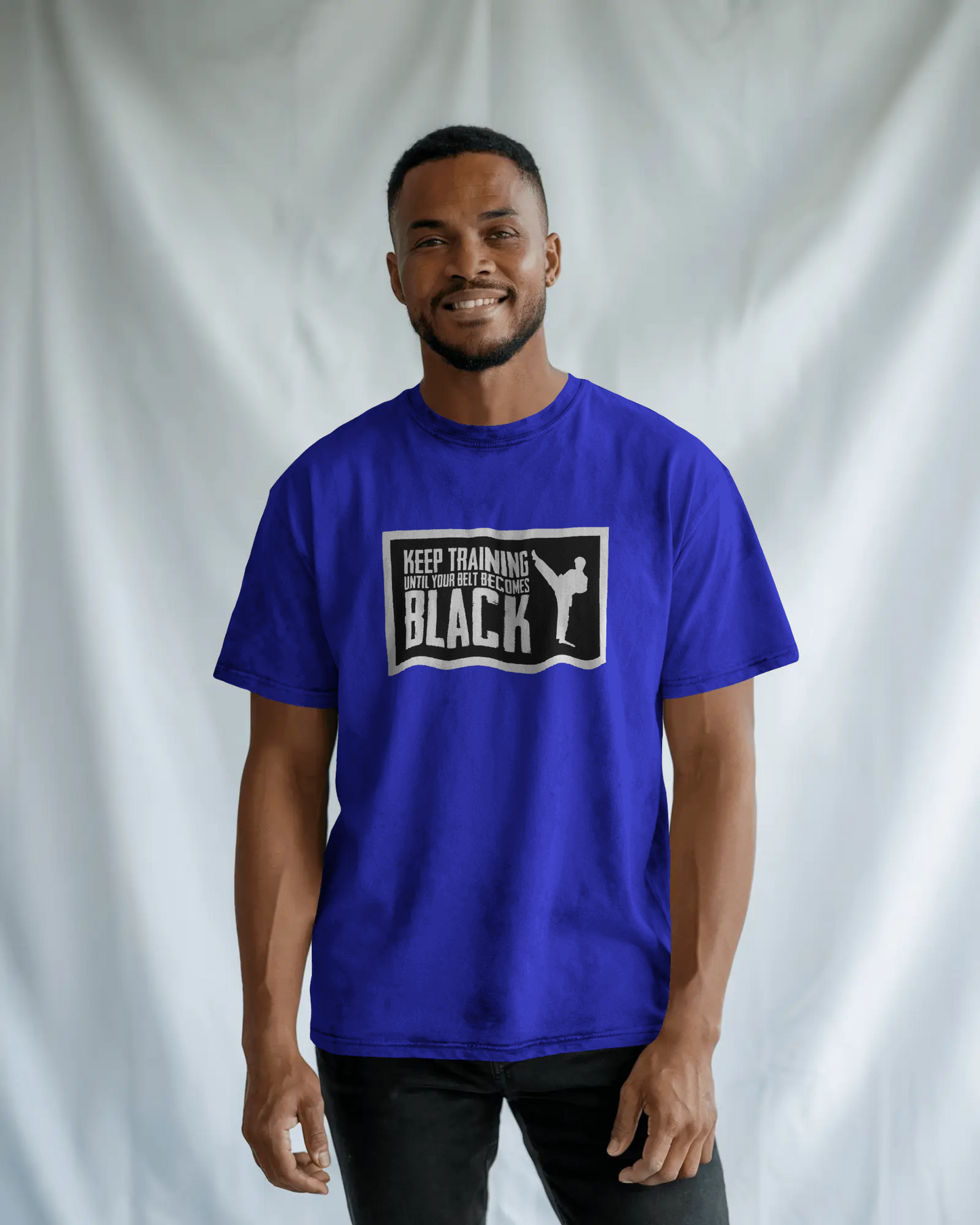 Armourr - Keep Training | Martial Mastery Collection | 180 GSM Super combed Cotton T-Shirt