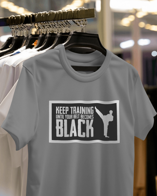 Armourr - Keep Training | Martial Mastery Collection | 180 GSM Super combed Cotton T-Shirt