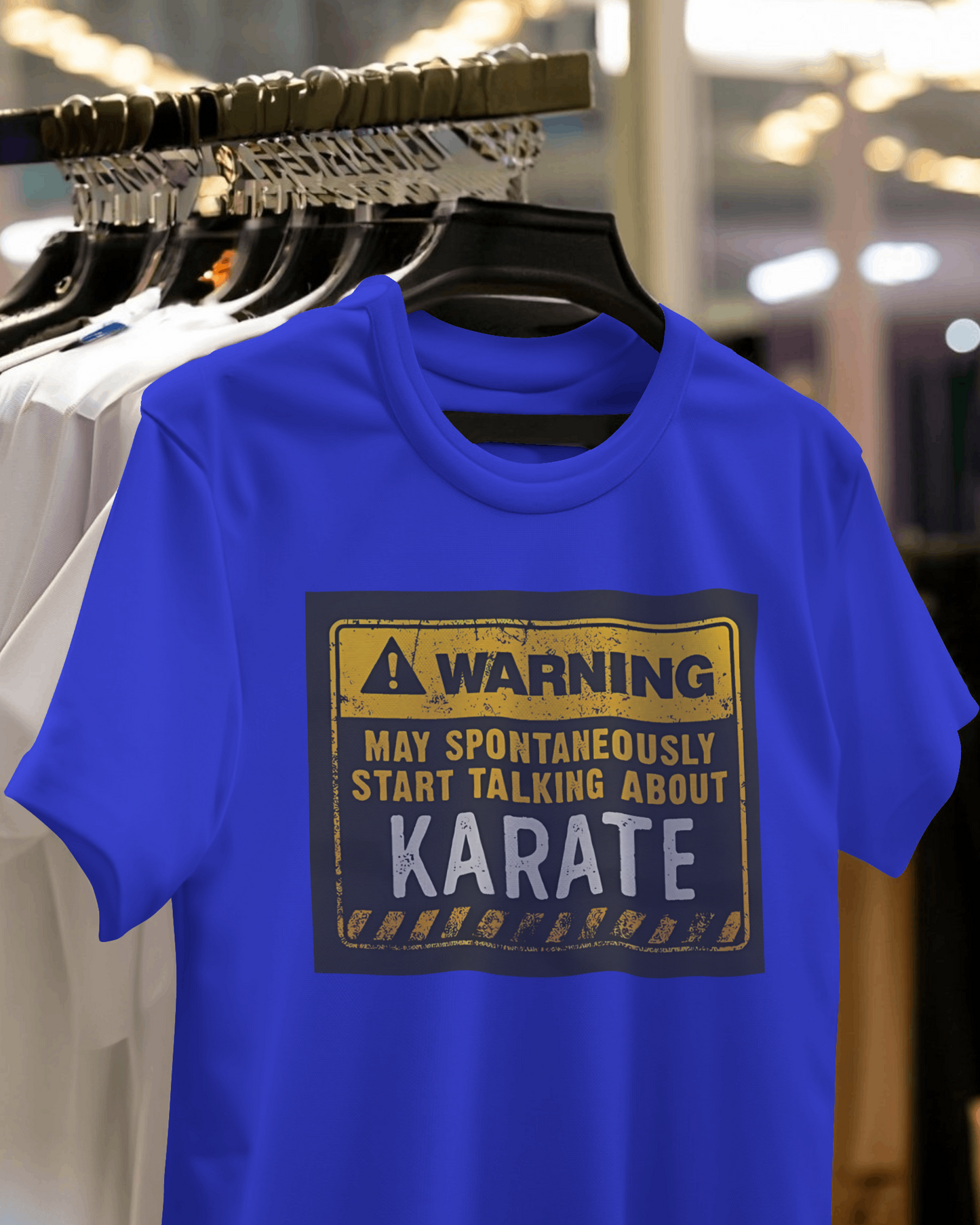 Armourr - WARNING KARATE | Martial Mastery Collection | 180 GSM Super combed Cotton T-Shirt (Copy)