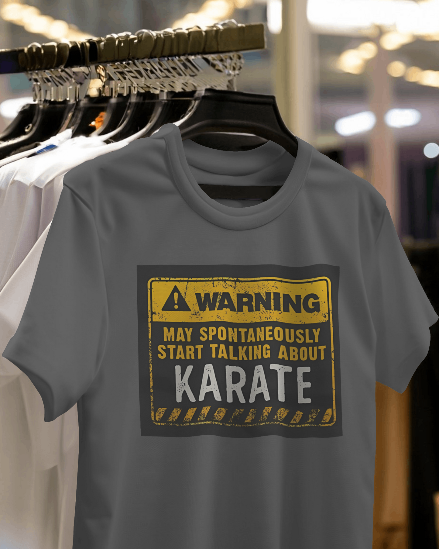 Armourr - WARNING KARATE | Martial Mastery Collection | 180 GSM Super combed Cotton T-Shirt (Copy)